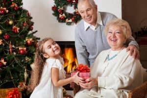 Seasonal fluctuations in auto transport and grandparents at Christmas time