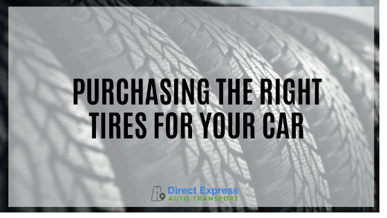 a closeup view of tires - purchasing the right tires for your car