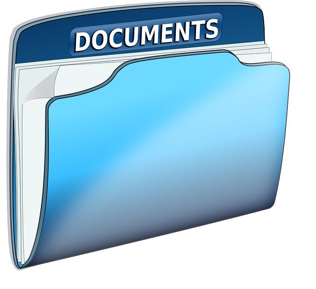 Icon of a documents folder car shipping
